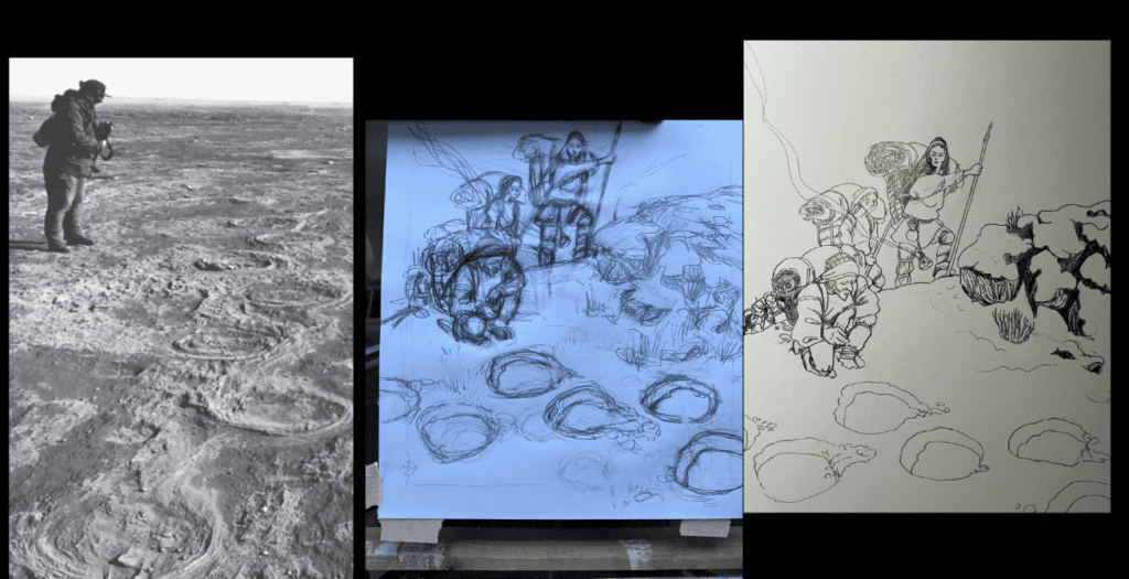 Mammutspuren - Aus der Präsentation von Ulli Lust