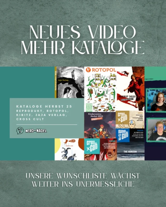 Massig Comics, massig Kataloge and massig Zuwachs auf der Wunschliste. Außerdem noch ein paar Bücher. 
@booknapping.de und ich haben wieder tolle Neuankündigungen entdeckt. 
https://youtu.be/0Gq8Xie5ch0?si=PSBTX2H6GOX_busU

#comics #manga #comictube #comicyoutuber #comicsaufyoutube #comicbookstagram #bookstagramdeutsch